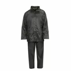 Castorama Combinaison De Pluie Veste Et Pantalon Verte Taille XL