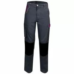 Castorama Pantalon De Bricolage Femme Fashion Sécurité Pep's Gris/violette Taille 48/50 (XL)