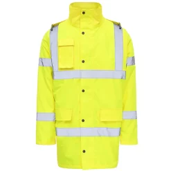 Castorama Veste De Circulation Imperméable Haute Visibilité Jaune Taille M